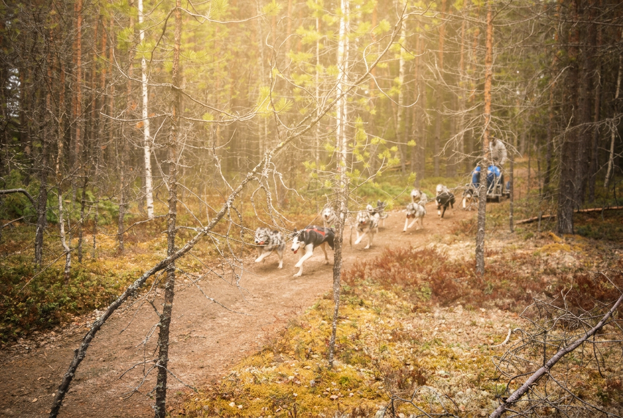 Hundspann på hjul – halvdagstur