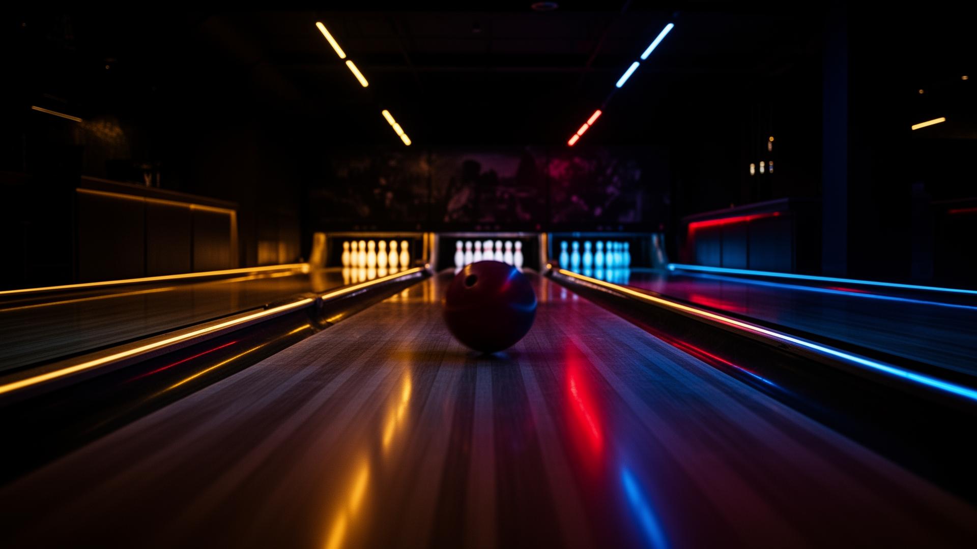 Strike Club — bowlinghall i neonljus